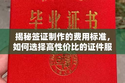 港北揭秘签证制作的费用标准，如何选择高性价比的证件服务